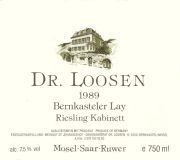 Dr Loosen_Bernkasteler Lay_kab 1989